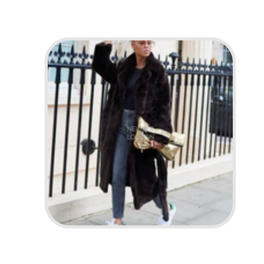 Brown fur coat - Picture 11 of 11